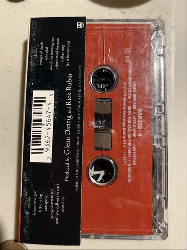 DANZIG 4 CASSETTE/AMERICAN RECORDINGS 9-45647-4/1994/CASSETTE IN EXCELLENT COND. - Picture 2 of 2