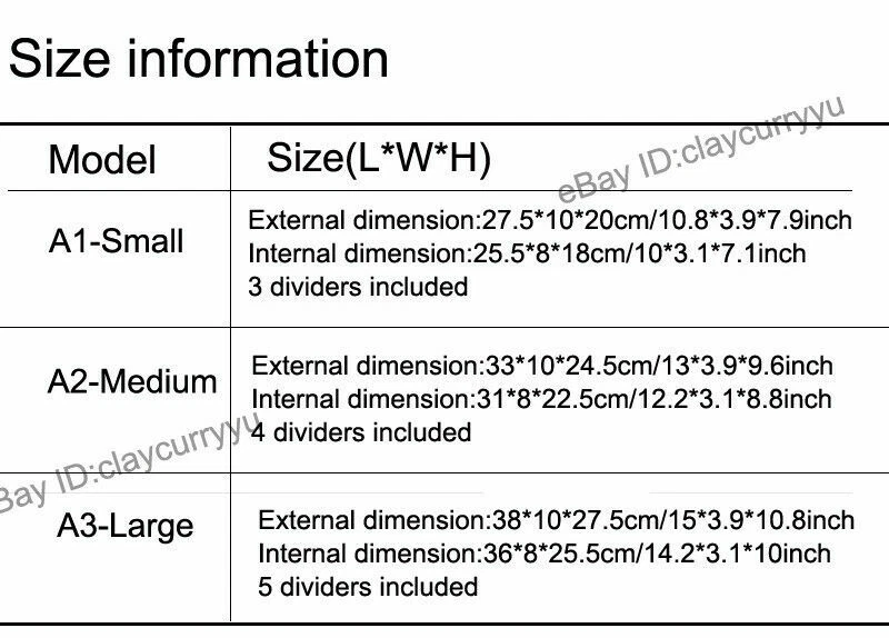 Waterproof DSLR SLR Camera Bag Padded Case Lens Bag Insert Partition Cover Pouch - Image 4 of 4