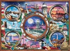Cobble Hill Lighthouses 1000 Piece Jigsaw Puzzle