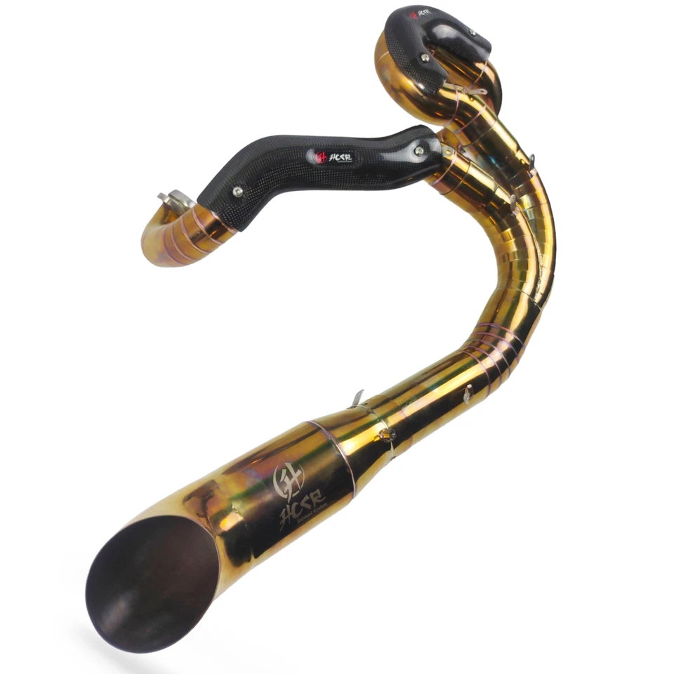 Sistema de escape completo apto para Harley Davidson V-ROD/NIGHT ROD SPECIAL 2002-2017 Foto 2 de 4