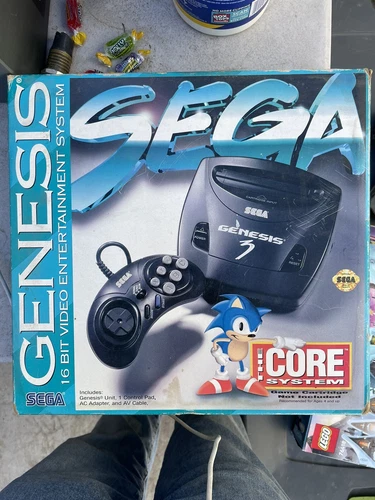 Official SEGA Genesis Model 3 The Core System 16-Bit CIB Video Game Console NEW