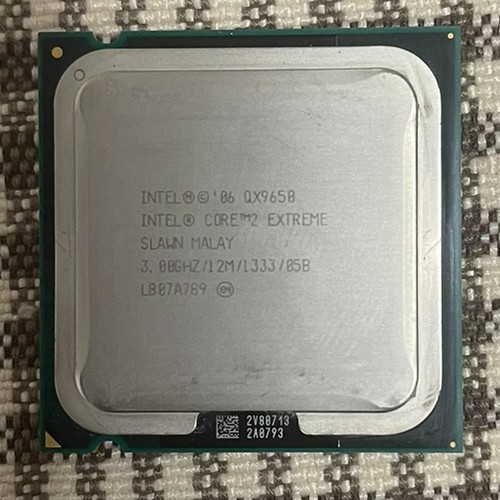 Intel Core 2 Extreme QX9650 4-core 4-thread 3.00GHz LGA775 CPU processor - 第 1/1 張圖片