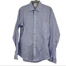 Brooks Brothers Non Iron 100 Cotton Button Down Dress Shirt 15.5/35