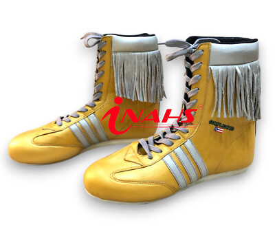 High quality Leather Boxing Shoes With Custom Made Logo Design