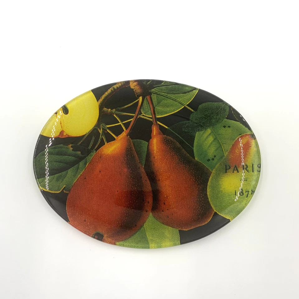 MICHEL Design Works 6.25" Glass Plates Fruit Snack Dessert Dish Set of 2  - Image 2 of 4