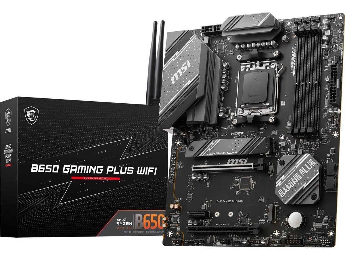 MSI B650 GAMING PLUS WIFI 　動作品　ジャンク MSI B650 GAMING PLUS WIFI, ATX - AMD Ryzen 7000 - 12+2