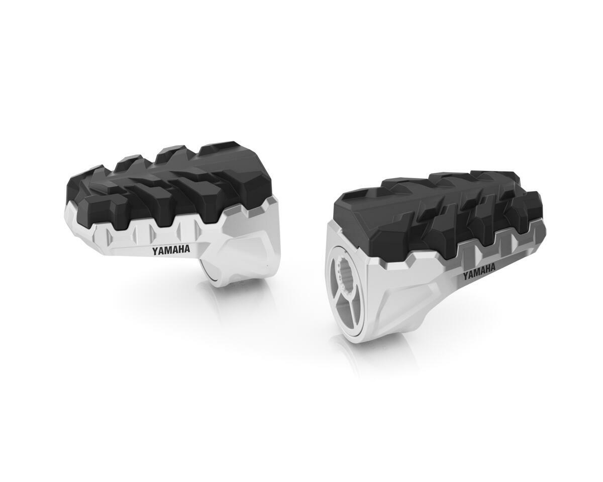 Pedane Posteriori Per Yamaha Tenere 700 - In Alluminio CNC, Antiscivolo, Girevoli - Foto 9