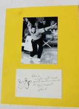 David Husted Professional Bowler Hand Signed Autographed 3X5 Card Photo Set Mat