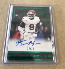 KENNETH MURRAY 2020 Leaf Ultimate Draft  AUTOGRAPH #13/20 Auto Oklahoma SOONERS