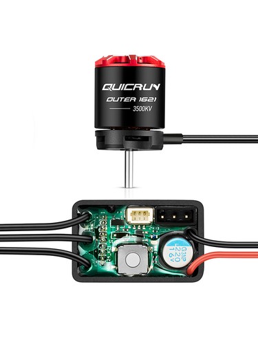 Motor Hobbywing Quicrun WP-MINI24 25A ESC 1621SL 3500KV para coche sobre orugas 1/24 - Imagen 6 de 27