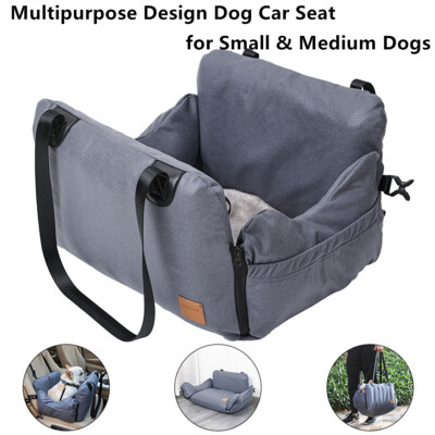 HomeChi Console Dog Car Seat, Pet Booster Seat For Car With Safety Belt And Soft Cushions, Anti-Collapse Center Console Dog Car Seat With Detachable Support Portable Dog Carriers For Small Dogs - View #4