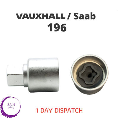 MASTER Radschloss Schlüssel Steckschlüssel 196S Für VAUXHALL SAAB