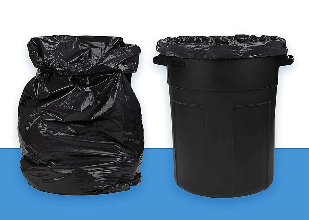 Garbage Bags/Dustbin Bags/Trash Bags - Pack of 5, Black