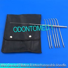 Mini Cervical Dilators Kit of 5 Interchangable Handle 1,1.5,2,2.5-3mm