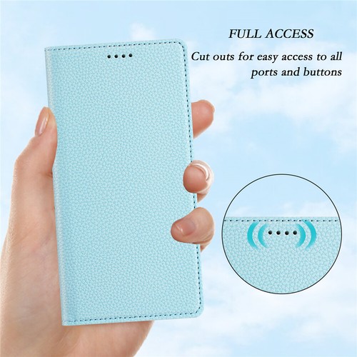 Magnetic Leather Case Wallet Flip Cover For iPhone 16e 16 15 14 13 12 11 Pro MAX - Picture 92 of 121