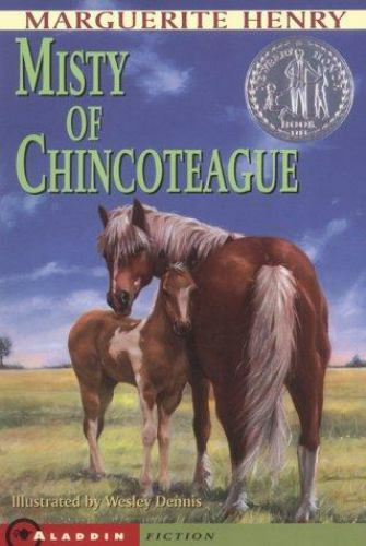Misty of Chincoteague Henry Marguerite Dennis Wesley paperback Used Very G