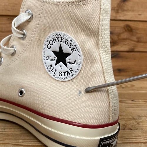 Zapatillas deportivas Converse para mujer talla UK 6 Chuck 70 beige lona informales zapatos altos CT - Imagen 11 de 14