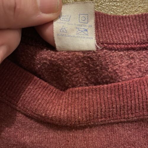 Champion Vintage USA Made Harvard Crewneck Sweatshirt Crimson 70s 80s XL (Read) - Picture 5 of 11