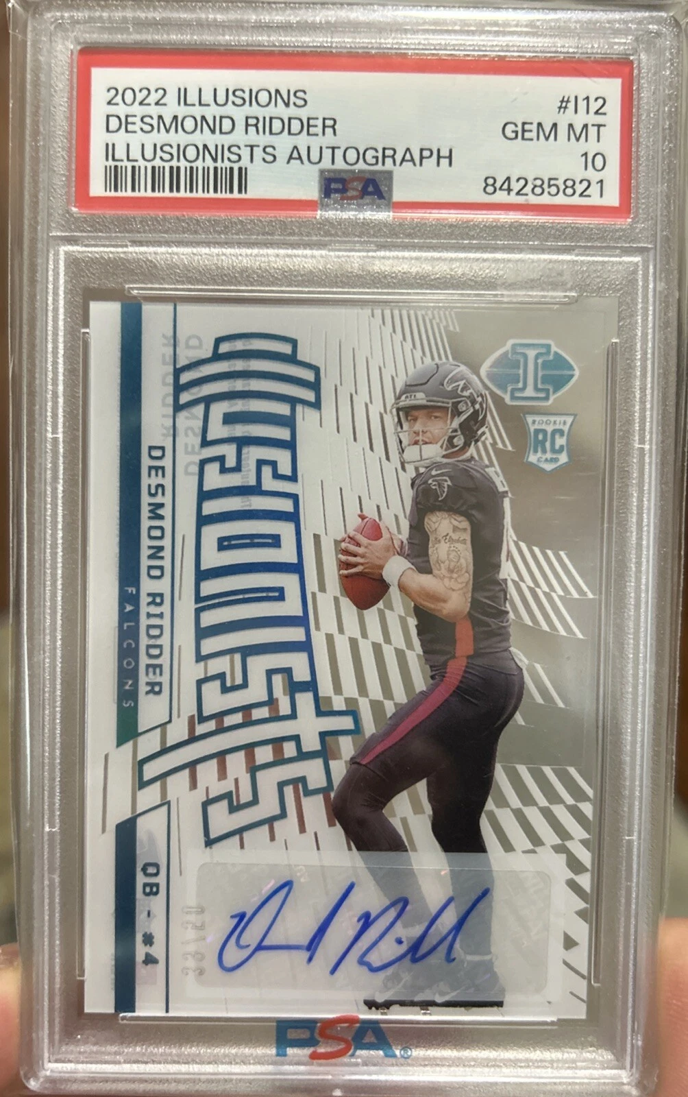 Desmond Ridder Panini Illusions Illusionists Autographs #I12 Base