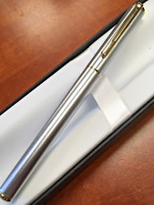 Sheaffer Agio Brushed Chrome/22K Gold Plate F...