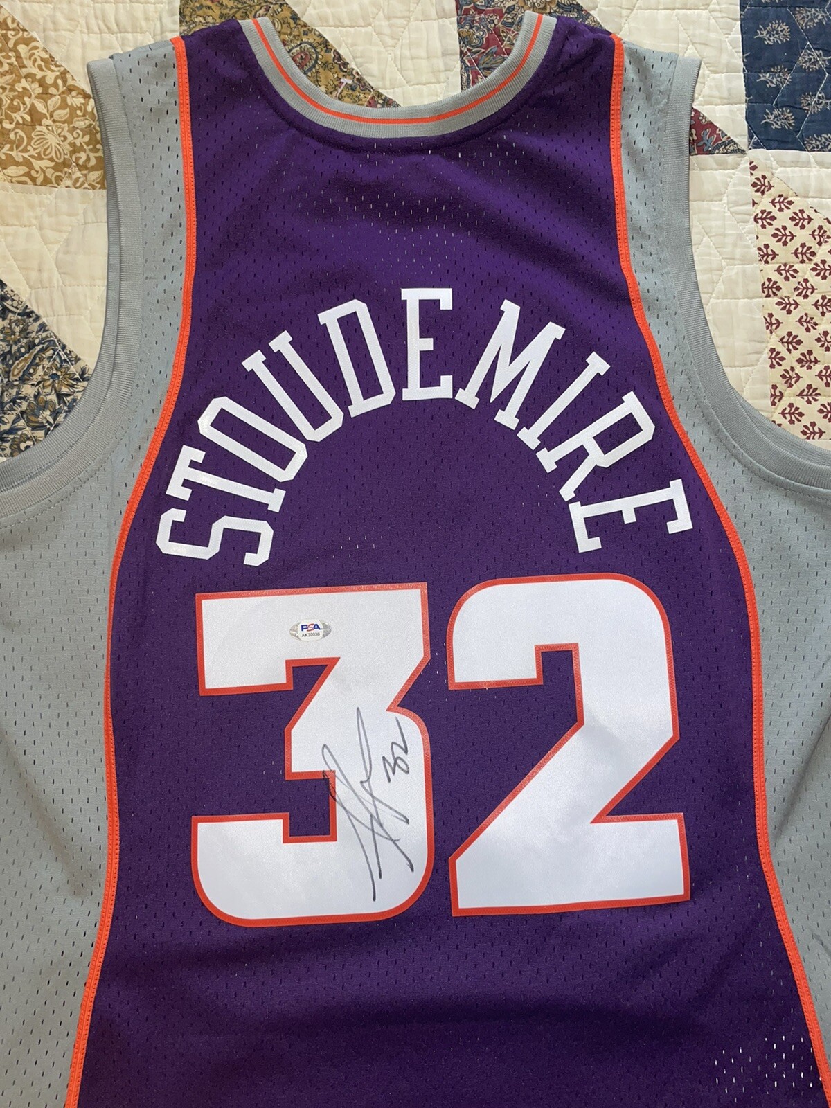 Amar'e Stoudemire Autographed Signed Amare Stoudemire Pheonix Suns M&N Jersey Psa Dna Coa 