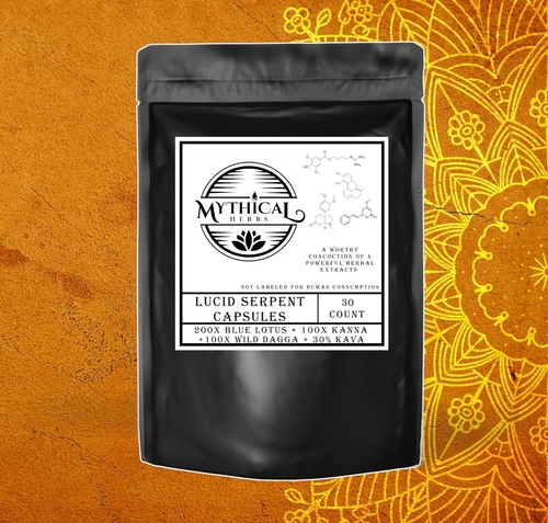 POTENT Anxiety Herbs | Wild Dagga Blue Lotus, Kanna Extracts (100 ct.)