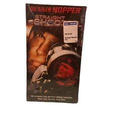 Rare New Straight Shooter VHS Video Cassette Tape Slip Case Sealed Dennis Hopper