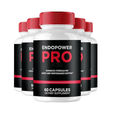 5-Pack Endopower Pro Advanced Formula for Male Support, Endo Power- 300 Capsules