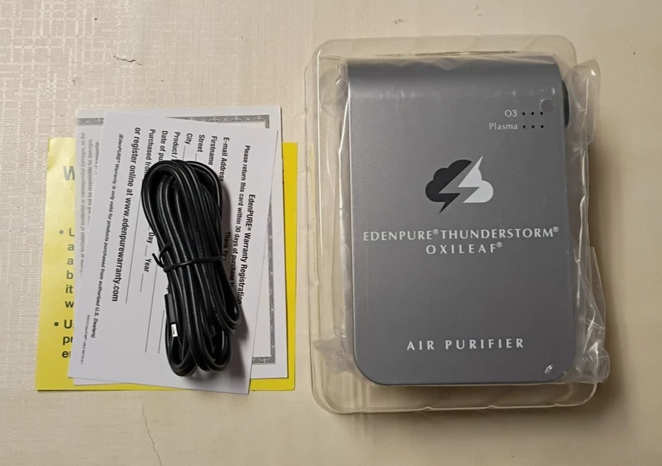 Edenpure Thunderstorm Oxileaf III Purificador de Aire Enchufable/Eliminador de Olores Nuevo Foto 4 de 4