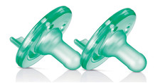 Philips AVENT Soothie Pacifier, 0-3 months, Green, Vanilla Scented, 2 pack