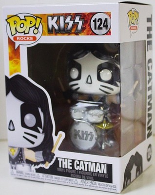 KISS Rock Band The Catman Music POP! Vinyl Figure Toy #124 FUNKO