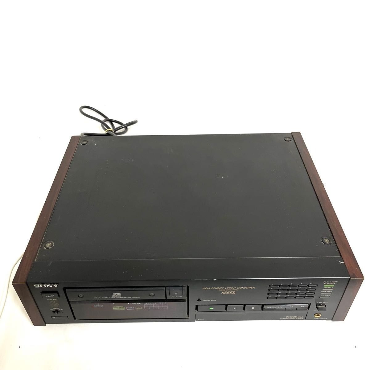 SONY CDプレイヤー　CDP-X55ES SONY CDP-X55ES Compact Disc Player Black Good | eBay