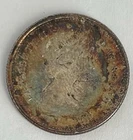 Old Canadian Coin 1965 Quarter Unique Color Toning Canada 25c