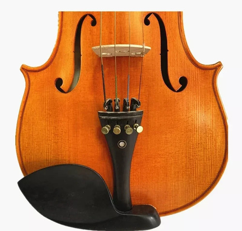 Big Rich Sound SONG Maestro Viola 16“,Flames Mape back Inlayed Maple Leaf #9771 - Picture 4 of 12