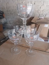 Lot de 6 jolis verres à bière " WESTMALLE " 33cl 