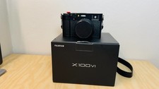 Fujifilm X100VI (Black) - (900 Shots) - Boxed, SmallRig Grip, Extra Battery