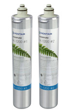 Pentair Everpure H-1200 Quick-Change Filter Cartridge Set, EV928201, pack of 2