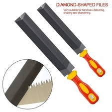 8" Diamond File Hand Saw Sharpening Tool for Wood Metal Glass Carving Grinding