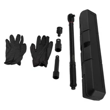 3/8" Click Torque Wrench Kit 10-80 Ft-Lb with Extension Bar & Storage Case