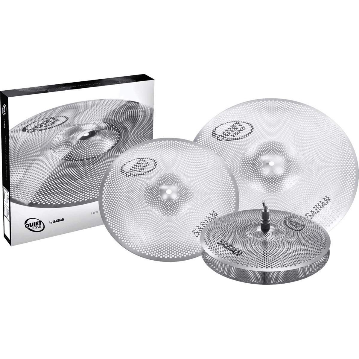 Sabian Quiet Tone Practice Cymbals Set with 13 Hi-Hats 14 Crash and 18 Crash 40790₽
