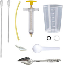 8 Pcs Bird Feeding Syringe Set Feeding Tubes for Baby Birds Parrot Hand Feeding