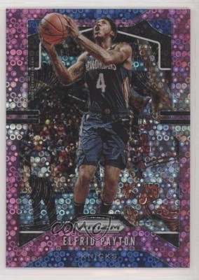 2019-20 Panini Prizm Fast Break Pink Prizm 13/50 Elfrid Payton #242 on6