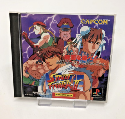 Street Fighter II (2) Interaktiver Film - PlayStation 1 PS1 NTSC-J Japan Capcom