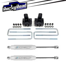 Pro Comp 4” Rear Blocks Lift Kit w/ Shocks for 2009-2020 Ford F150 F-150 4x4 4WD