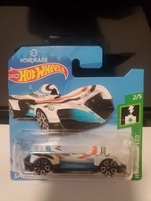 ROBORACE ROBOCAR, #152, 2021 HOT WHEELS GREEN SPEED, WHITE VARIATION, SHORT CARD