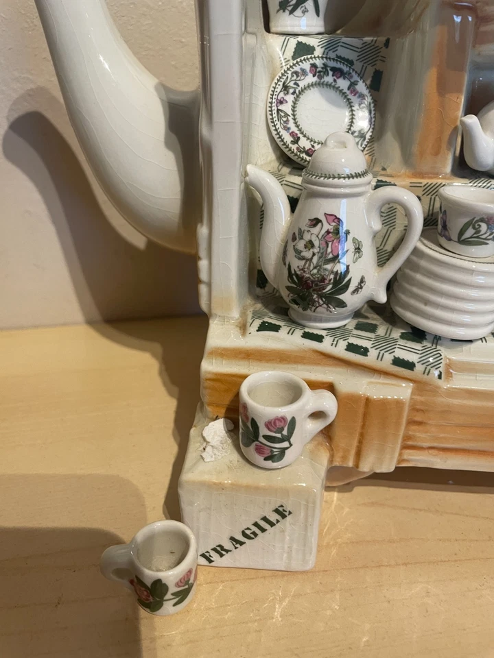 PORTMEIRION Paul Cardew China Stall Large Collectors 4/95 Decorative Teapot - Image 4 of 4