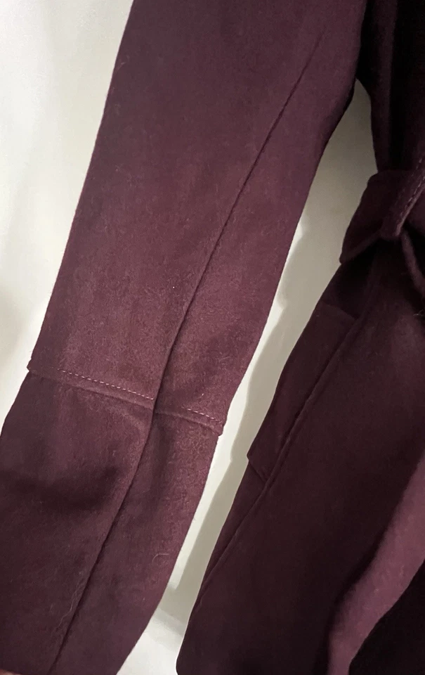 Talla M, Abrigo Guess Vintage Doble Pecho Mujer Guisante Con Cinturón Foto 4 de 4