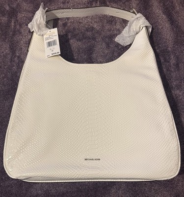 Michael Kors Large white Leather  hobo Shoulder Bag