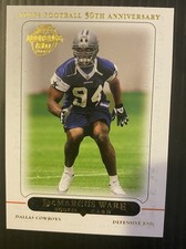 Topps 2005 Football 50th Anniversary Rookie #375 DeMarcus Ware Cowboys Card. rookie card picture