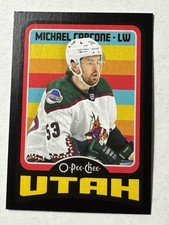 2024-25 O-Pee-Chee Retro Black Border /100 #393 Michael Carcone